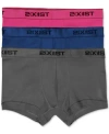 2(x)ist Men's Essential No-show Trunks 3-pack In White