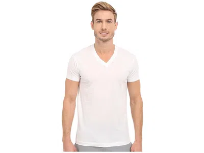 2(x)ist Pima Cotton Short Sleeve V-neck In White