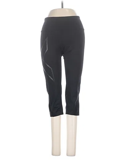 Pre-owned 2xu Active Pants In Black