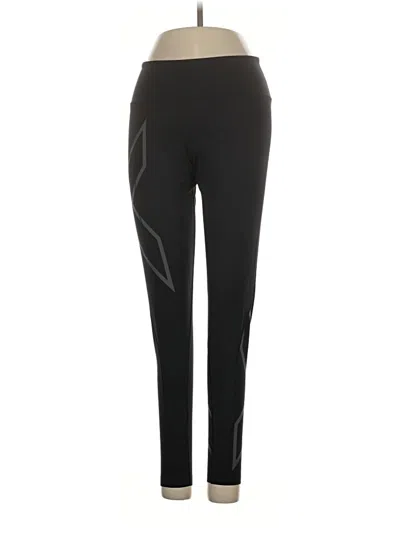 Pre-owned 2xu Active Pants In Black