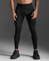 2xu Ignition Shield Compression Tights In Black