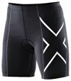 2xu Women's Compression Cycle Shorts In Black/black In Black