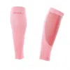 2xu Women's Compression Performance Run Calf Sleeves In Pink In Pink