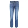 3.1 3 X 1 Women's Straight Authentic Celie Jeans Blue In Blue
