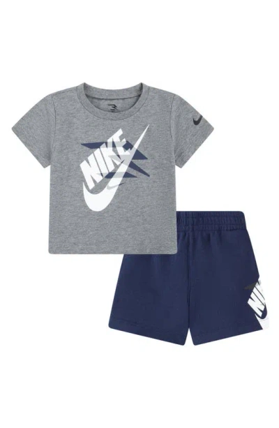 3 Brand Kids' 2-piece Icon Duo Set In Gray