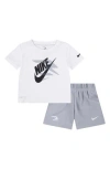 3 Brand Dri-fit Mashup Swoosh T-shirt & Shorts Set
