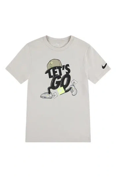 3 Brand Kids' Capmando Graphic T-shirt In Desert Sand
