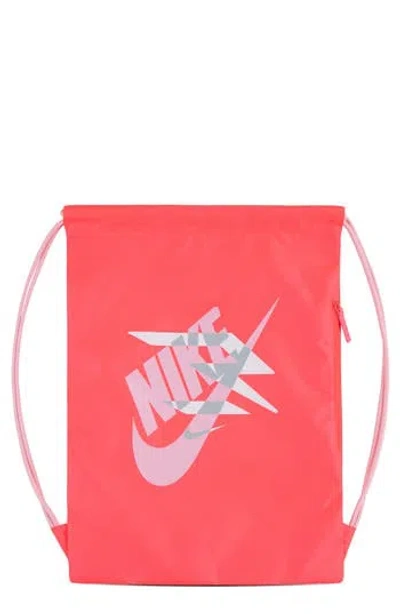 3 Brand Kids' Core Gym Sack Backpack In Pink