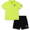 3 Brand Kids' Dri-fit Polo & Shorts Set