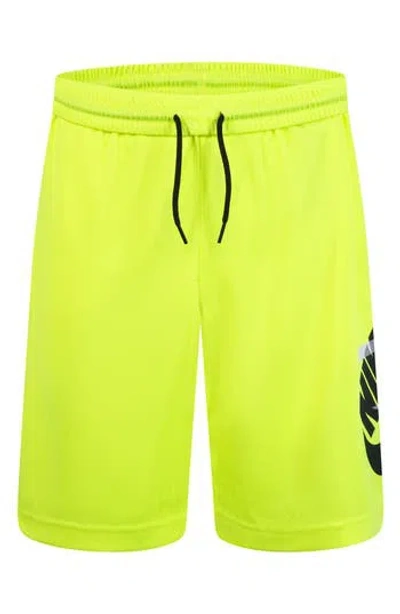 3 Brand Kids' Essential Mesh Shorts In Green