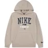 3 Brand Kids' Fired Up Collegiate Graphic Hoodie In Neutral