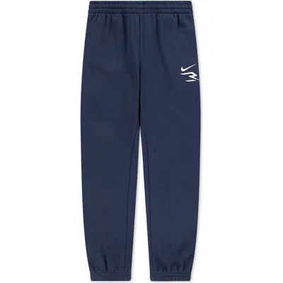 3 Brand Kids' Fleece Joggers In Black