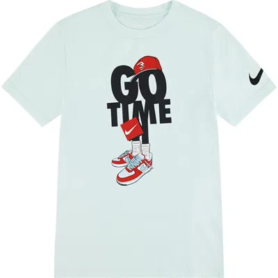 3 Brand Kids' Go Time Capmando Graphic T-shirt In Mint Foam