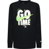 3 Brand Kids' Go Time Long Sleeve T-shirt In Black