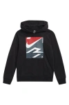3 Brand Kids' Pop 3b Pullover Hoodie In Black