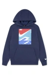 3 Brand Kids' Pop 3b Pullover Hoodie In Blue