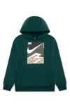 3 Brand Kids' Pop 3b Pullover Hoodie In Green
