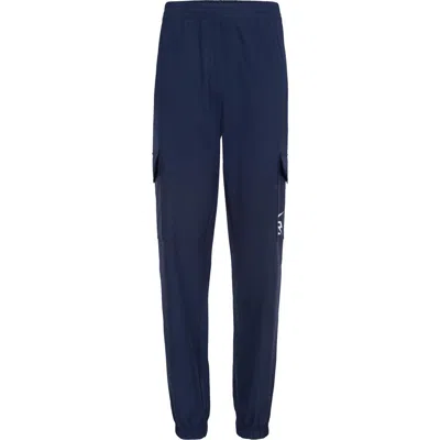 3 Brand Kids' Recycled Polyester Cargo Joggers In Midnight Navy