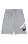 3 Brand Kids' Speed Lock Up Shorts In Dark Grey Heather