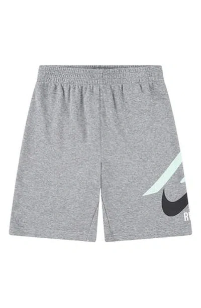 3 Brand Kids' Speed Lock Up Shorts In Dark Grey Heather