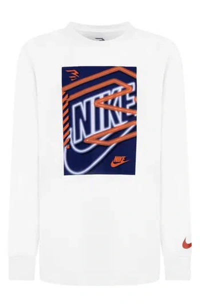 3 Brand Kids' Three X Three Long Sleeve T-shirt In Multi