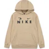 3 Brand Kids' Triple Logo Hoodie In Neutral