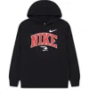 3 Brand Kids' Varsity Logo Graphic Hoodie In Black