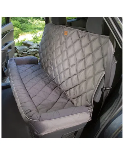 3 Dog Pet Supply Softshell Car Seat Protector With Bolster In Grey