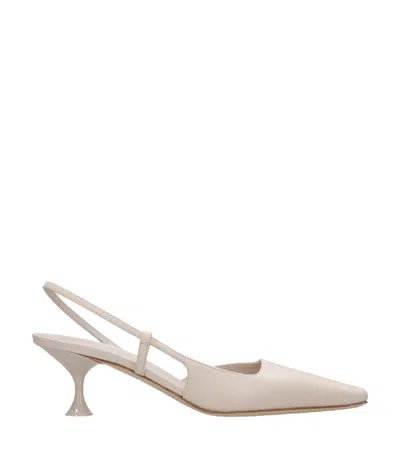 3 Juin With Heel In White