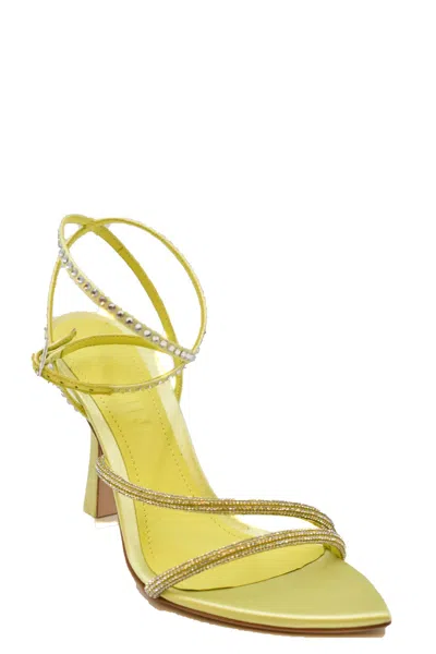 3 Juin Sandals Lime In Yellow