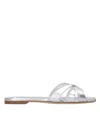 3 Juin Sandals Silver In Silver