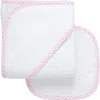 3 Marthas Kids'  Big Check Trim Hooded Towel & Washcloth Set
