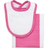 3 Marthas Kids'  Dot Drooler Bib & Burp Set