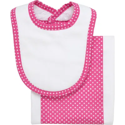 3 Marthas Kids'  Dot Drooler Bib & Burp Set