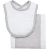 3 Marthas Kids'  Dot Drooler Bib & Burp Set