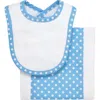 3 Marthas Kids'  Dot Drooler Bib & Burp Set