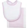 3 Marthas Kids'  Dot Drooler Bib & Burp Set
