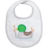 3 Marthas Kids'  Playful Pals Applique Basic Bib