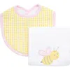 3 Marthas Kids'  Playful Pals Basic Bib & Burp Set