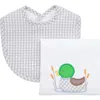 3 Marthas Kids'  Playful Pals Basic Bib & Burp Set