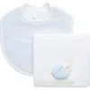 3 Marthas Kids'  Playful Pals Basic Bib & Burp Set
