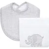 3 Marthas Kids'  Playful Pals Basic Bib & Burp Set