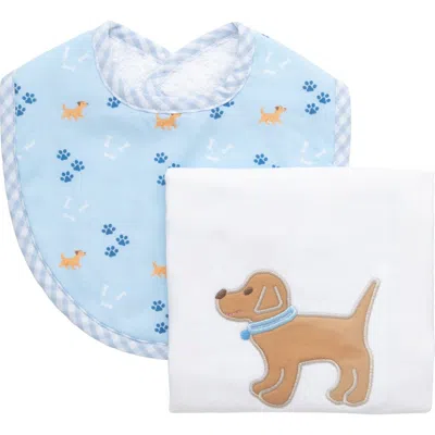 3 Marthas Kids'  Playful Pals Basic Bib & Burp Set