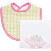 3 Marthas Kids'  Playful Pals Basic Bib & Burp Set