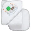 3 Marthas Kids'  Playful Pals Hooded Towel & Washcloth Set