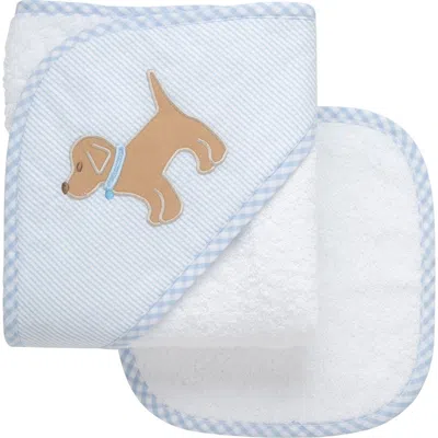 3 Marthas Playful Pals Hooded Towel & Washcloth Set
