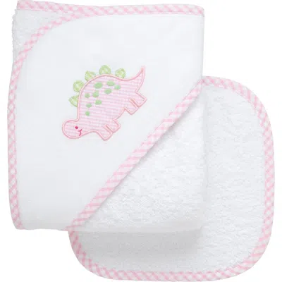 3 Marthas Playful Pals Hooded Towel & Washcloth Set