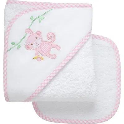3 Marthas Playful Pals Hooded Towel & Washcloth Set