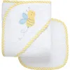 3 Marthas Playful Pals Hooded Towel & Washcloth Set