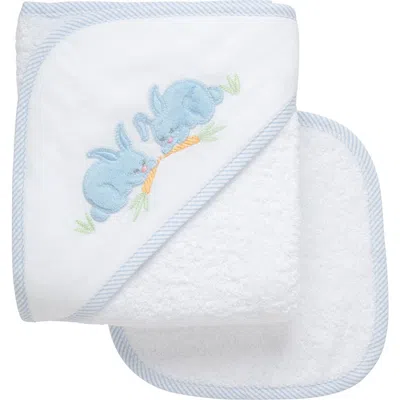 3 Marthas Playful Pals Hooded Towel & Washcloth Set
